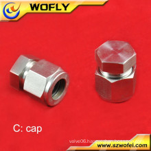 3mm 6mm 1/4" 3/8" 1/2" stainless steel gas pipe line tube end plug cap